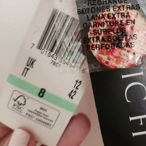 Anne Klein Orange Tweed Blazer NWT Size 8 - Picture 7 of 7